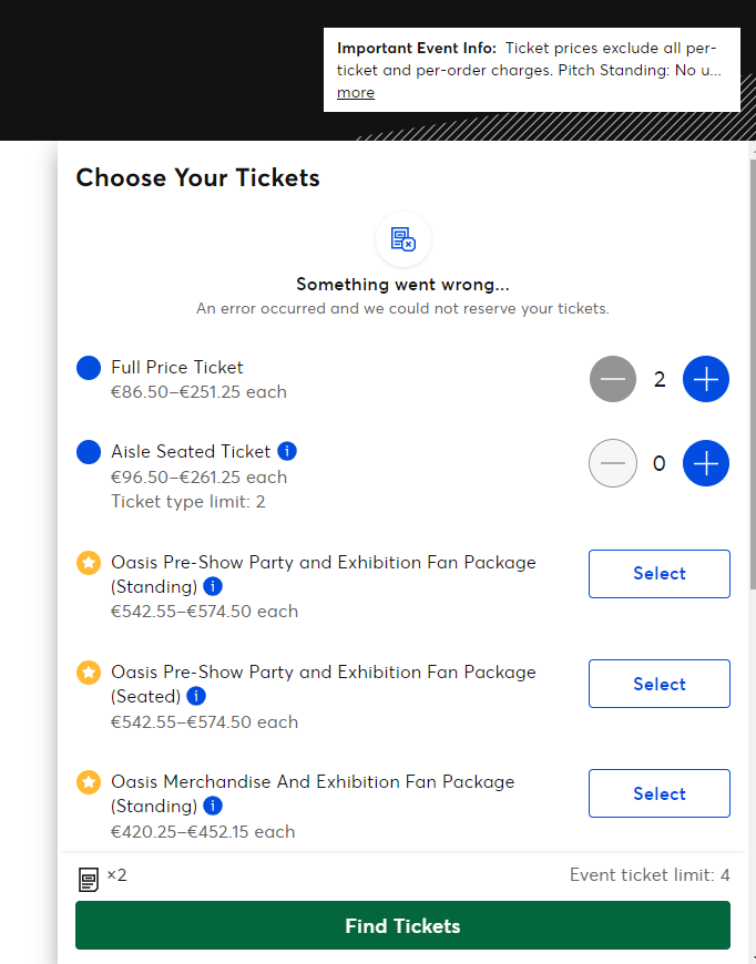 Deise_KP's tweet photo. FML @TicketmasterIre https://t.co/vrfUVCYATW