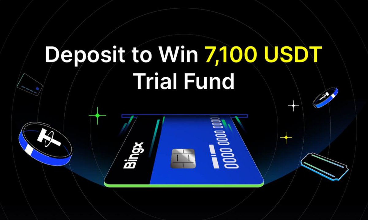 Need your help posting this:

bingx.com/en/act/task/53…

🚀 Boost your trading potential with HUGE deposit bonuses! 🚀
💰 Deposit more, earn more! 💰
🤑 Up to 5,000 USDT in Trial Fund Vouchers waiting for you! 🤑
📈 Don't miss out on this incredible opportunity! 📈
#Crypto #Trading