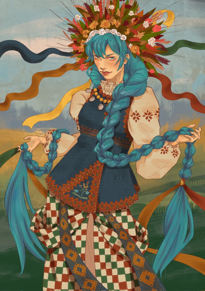 My version of Ukrainian Miku🇺🇦
#украрт #Miku #fanart