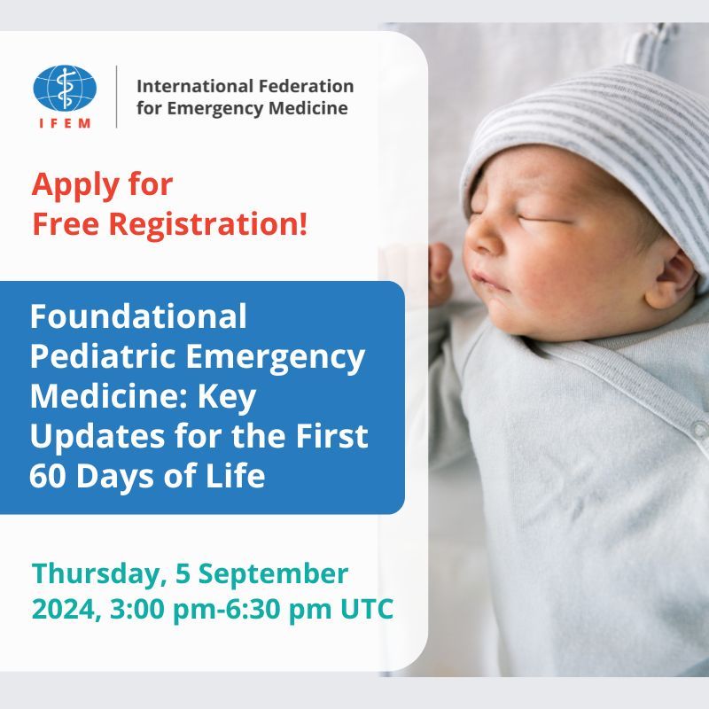 We understand that EM Physicians and Trainees from low-income countries aren’t always financially able to attend our events.

Thank you to our event sponsor Fisher &amp; Paykel Healthcare, which allows us to provide free registration to our next event.

Apply: buff.ly/4cPqPiW