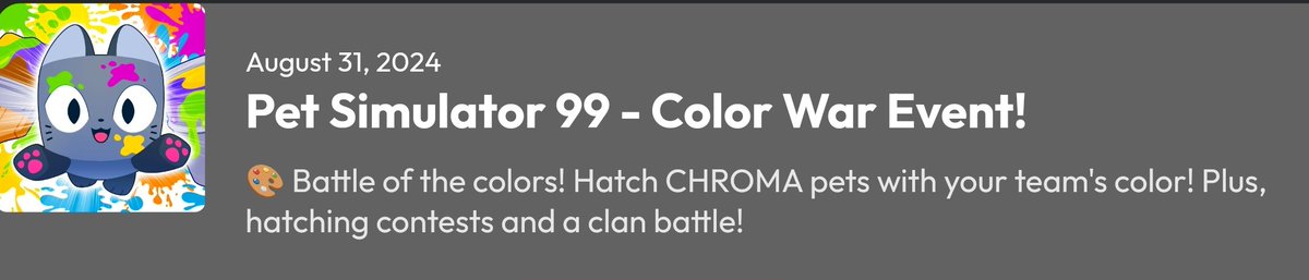 update dev blog title and description #PetSimulator99