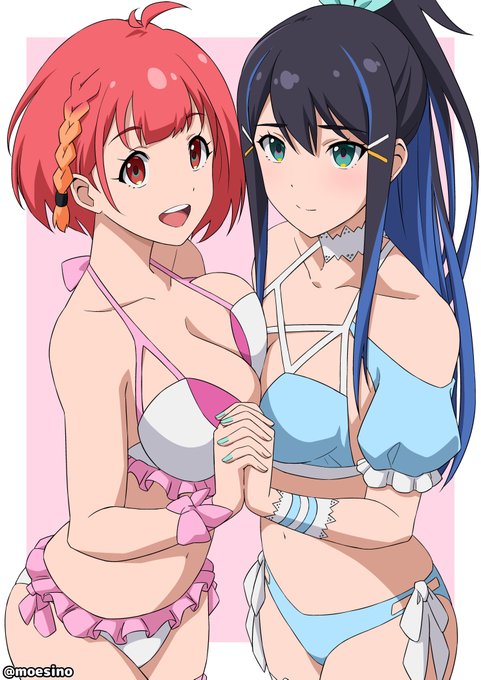 |`・ω・)っ オバブ、メリーナとカノの2024水着Ver. 