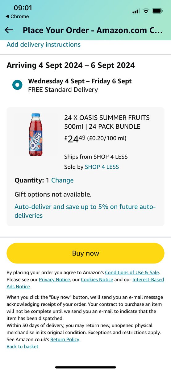 freddiewarner's tweet photo. Not sure what the fuss was about, easy to get? #oasis #viral https://t.co/q25oYk3RQJ