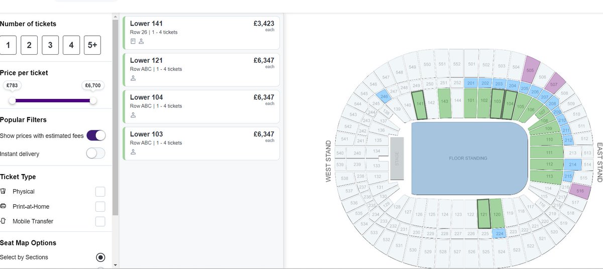 These have all appeared in the last 7 minutes. #Ticketmaster ask yourself, do you deserve to exist as a company. <a href="/oasis/">Oasis</a>