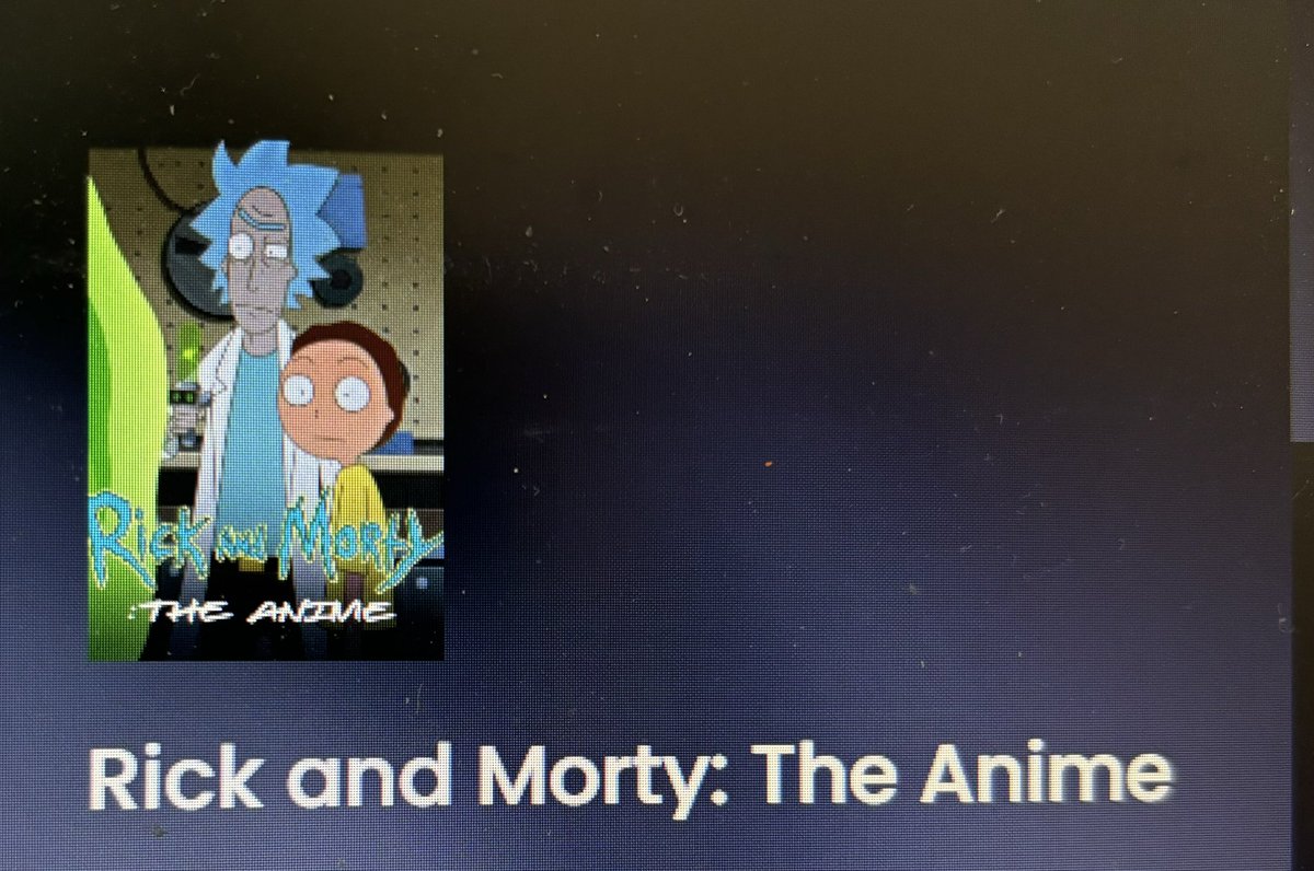 Aniket_A18's tweet photo. What is the multiverse? I never expected to see rick and morty in japanese https://t.co/He6aepBg8C