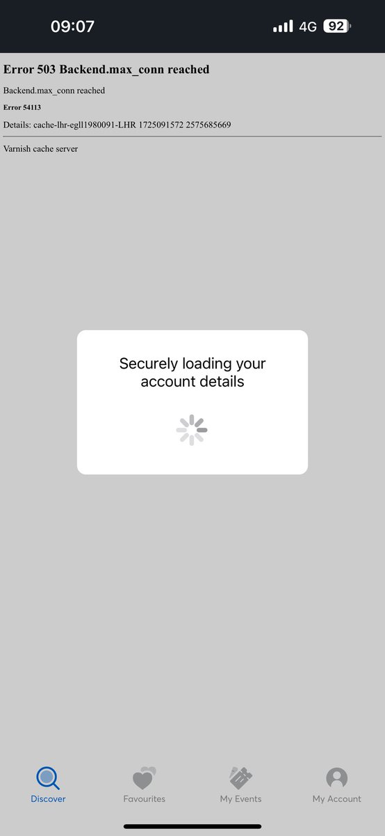 leerob35's tweet photo. @TicketmasterCS Is this my fault too? Your app https://t.co/2o0wjSgwLg