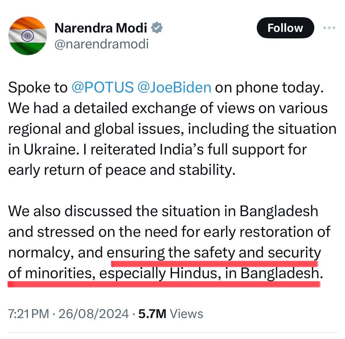 isaifpatel's tweet photo. Prime Minister of India wants the world to protect their Hindu minorities but has given a free hand to the Indian majority to attack and dehumanize Indian Muslims. https://t.co/34usalWube
