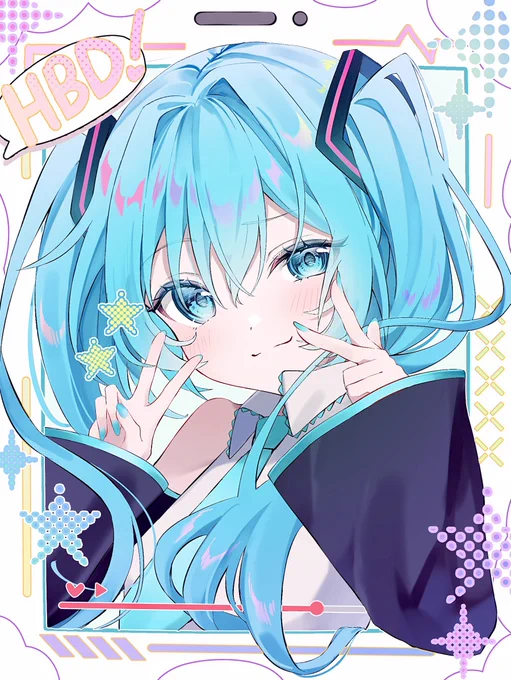𝕙𝕒𝕡𝕡𝕪 𝔹𝕚𝕣𝕥𝕙𝕕𝕒𝕪 #初音ミク生誕祭2024  #初音ミク誕生祭2024 