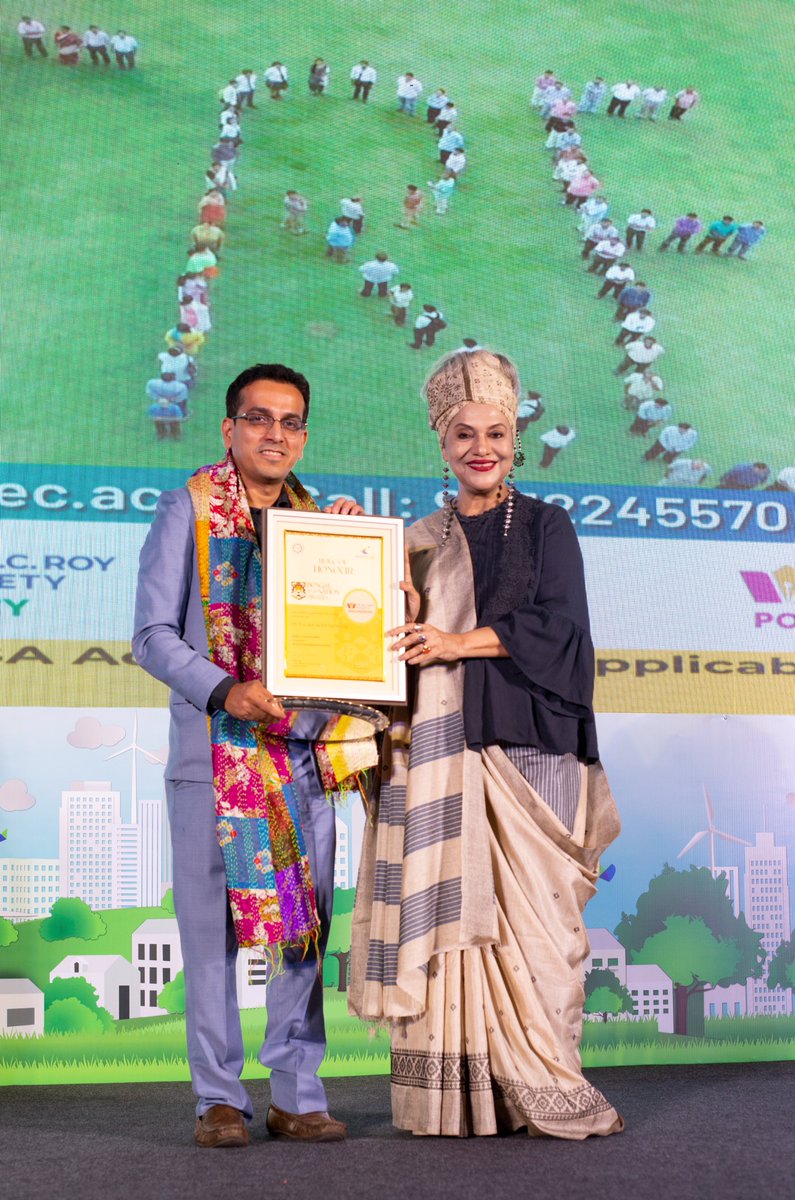 Dr. B.C. Roy Society Engineering has been awarded the prestigious Bengal to Nation Award for Commitment to Excellence and Education at the BrandEdge 2024 event! This recognition presented by Alokananda Roy.