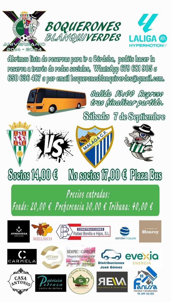 Pc_boqueronesbv's tweet photo. Seguimos realizando reservas para nuestro viaje a Córdoba, no os quedéis en tierra. Vamossss !!!
              ⚽️🤍💚🤍💙🤍⚽️ https://t.co/3V0ApQPGEt