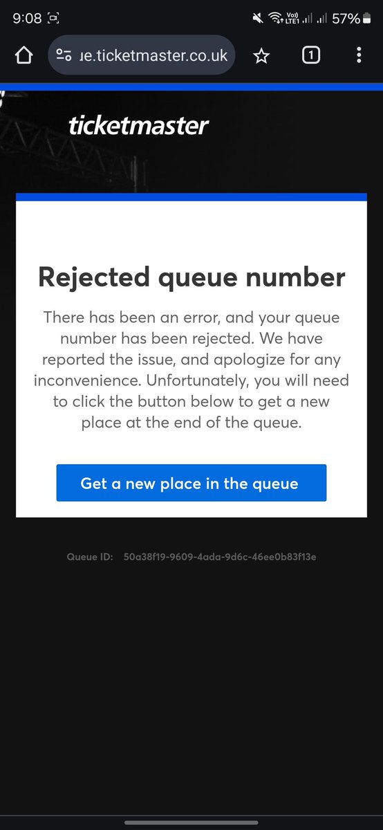 steviegee55's tweet photo. 😂😂😂 What a load of shite really 😂! Wait in that queue, get through the queue, select the date, hit the lobby. Error - rejected - back to the queue that doesn't move 🤙👏👏 Oasis are shite anyway fuck yous aw fuck yees fucking aw #oasis #Ticketmaster https://t.co/KFCsklicgJ