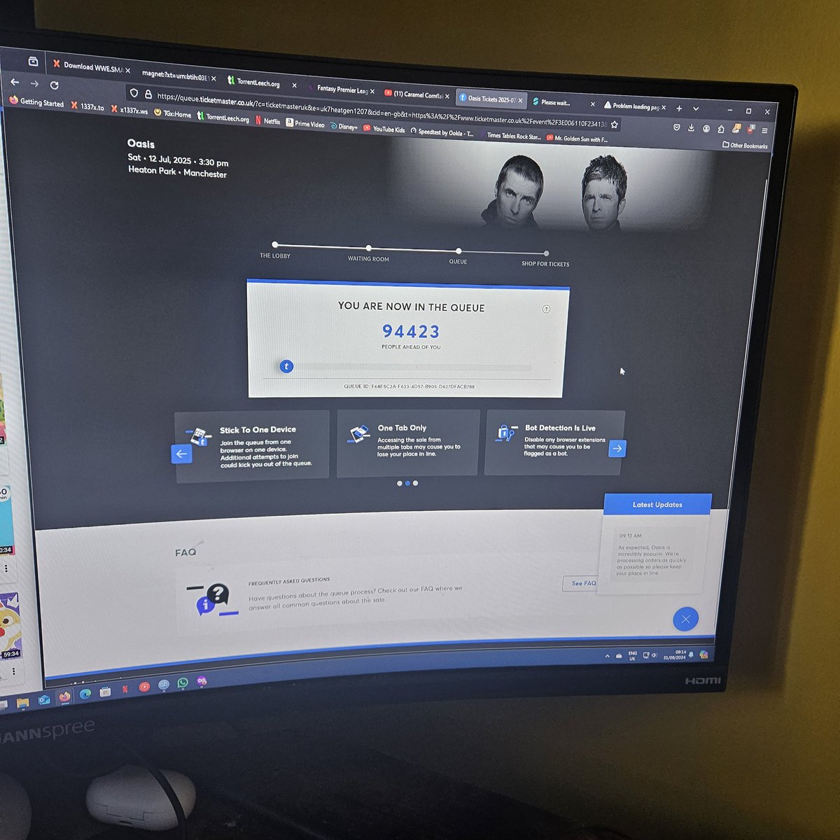 anand_chohan's tweet photo. Cool, cool, cool. @oasis @TicketmasterUK https://t.co/JNmLBnuyq0