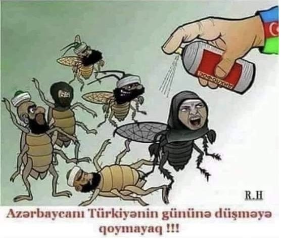 Azerbaycanlı karikatürist:
"Azerbaycan’ı Türkiye'nin durumuna düşmesine 
izin vermeyelim."