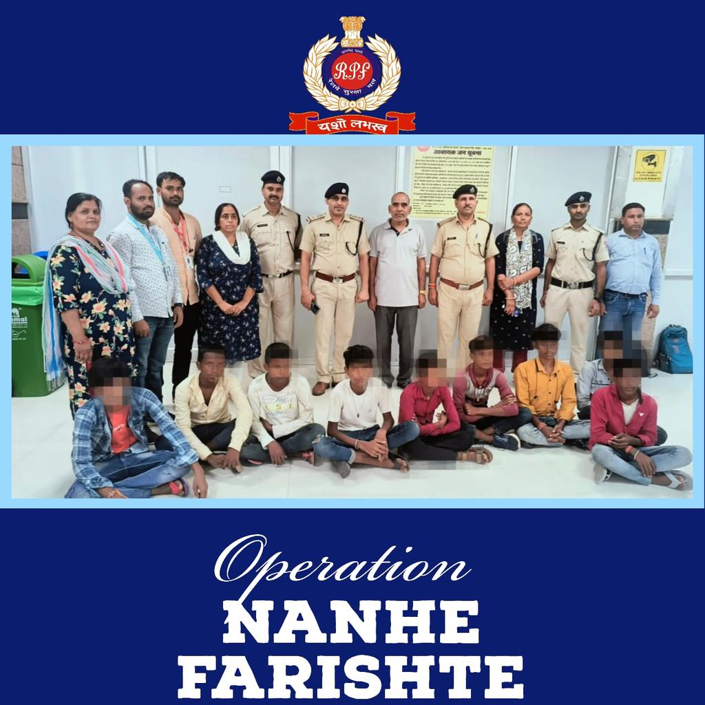 RPF INDIA (@rpf_india) on Twitter photo Hope restored!
Kudos to #RPF teams from #Jaipur and #Durgapura for rescuing 09 minors from falling prey to child labor!
We rescue, we rehabilitate, we restore young lives.
#OperationNanheFarishte #ChildSafetyMatters <a href="/RailMinIndia/">Ministry of Railways</a> Hope restored!
Kudos to #RPF teams from #Jaipur and #Durgapura for rescuing 09 minors from falling prey to child labor!
We rescue, we rehabilitate, we restore young lives.
#OperationNanheFarishte #ChildSafetyMatters <a href="/RailMinIndia/">Ministry of Railways</a>