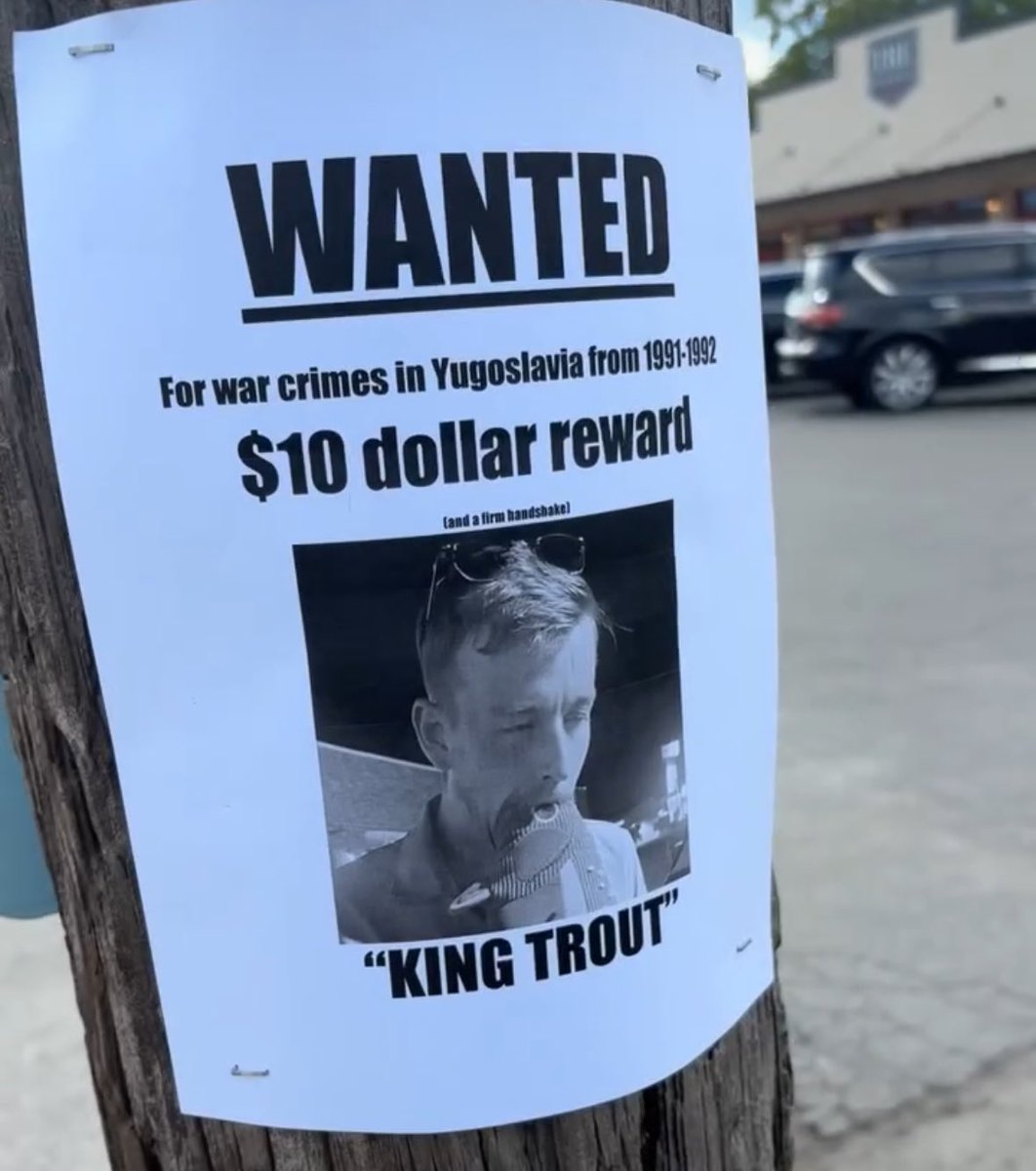 The_King_Trout's tweet image. The things I did in that village weren’t recorded and you can’t prove it