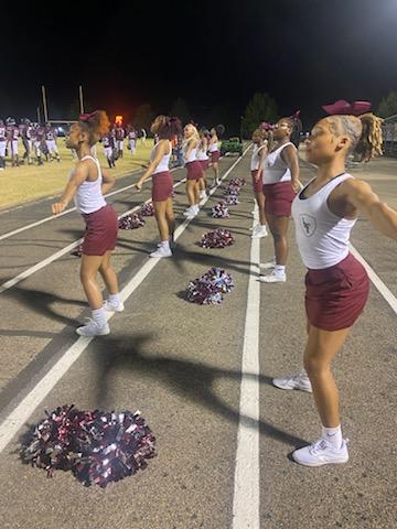 Our #CrusaderCheer puttin' in that work for our Football Team!!!  Tough Loss 55-6 to North Side.  We believe in our Coaches and players.  #TechProud <a href="/JMCSchools/">Jackson-Madison County Schools</a> <a href="/JmcssA/">JMCSSAthletics</a> <a href="/LTMHSCrusaders/">Liberty Tech</a>