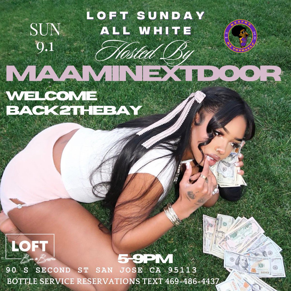 BeAfro_'s tweet photo. This Labor Day Sunday @ Loft!! 🔥

Hosted by @Maaminextoor 💖💫

Get your tickets to the movie ⬇️⬇️⬇️ 

https://t.co/1ArKyxwUUG https://t.co/v2QCTJ3ZC1