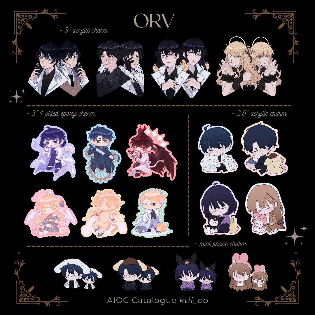 ktii_oo's tweet photo. My AIOC catalogue for the weekend! Come visit me at table AC22 🫶
#ANIMEImpulseOC2024 https://t.co/JskVlVJezI