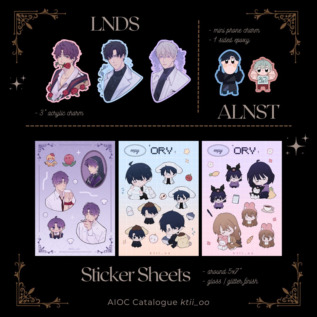 ktii_oo's tweet photo. My AIOC catalogue for the weekend! Come visit me at table AC22 🫶
#ANIMEImpulseOC2024 https://t.co/JskVlVJezI