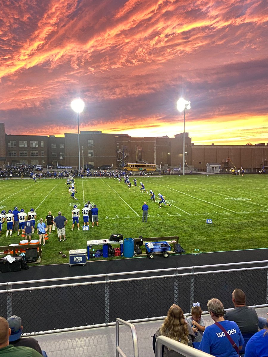 Beautiful night for a football game!!