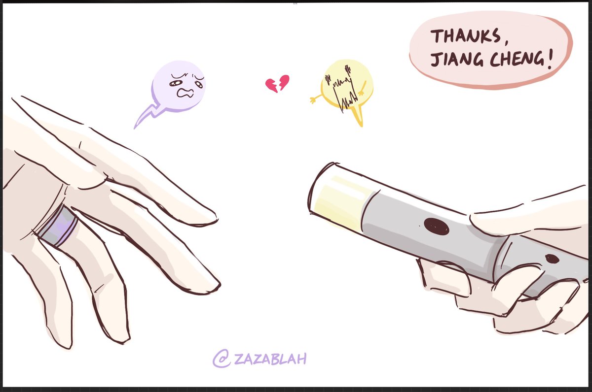 zaza_blah's tweet photo. “Why does this keep happening? Could’ve sworn I secured it this time…” — Wei Wuxian

Prompted by a tumblr comment I got on this old comic! Crawled out of my hole to revisit one of the first things I ever drew for this fandom 🌝 back to my hole now… https://t.co/44MyckQX4q