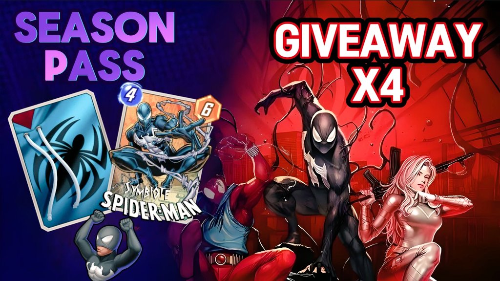 KIIUBERT_TV's tweet image. 🔥GIVEAWAY🔥 
The Spider-Season is about to begin! So I'm giving away season pass x4.

 ☑️Follow me on my networks:

 Twitter 🐦: 
✅Follow @KIIUBERT_TV 
✅RT and Like 
✅Share your best variant of this season.
Good luck 👌🏻 winners will be chosen on September 15 in Twitch.