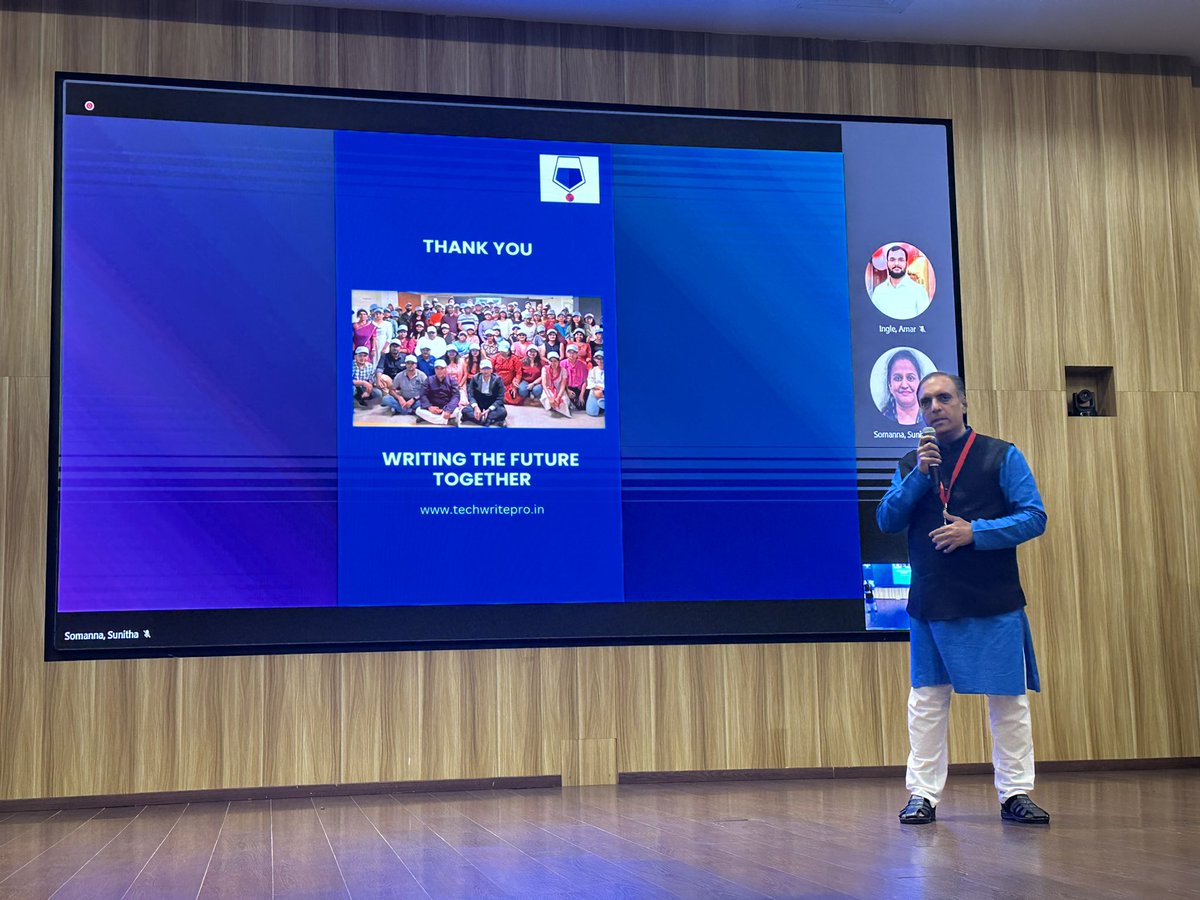 #techwritepro #hpe #conference 

Starting now at HPE Bangalore