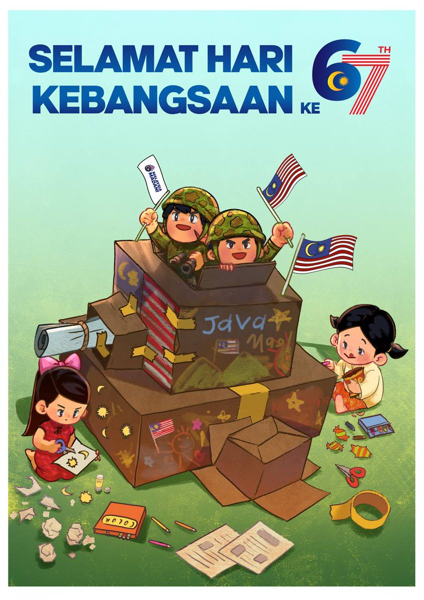 BBonesStudios's tweet photo. It's already been 67 years since our country had their independance.
And today we celebrate once again as we continue to embrace the freedom and diversity that our ancestors have fought for.
Happy 67 years of independence, Malaysia! 🇲🇾✨

#BrainyBonesStudios
#Merdeka2024 https://t.co/9DWyywQSlP