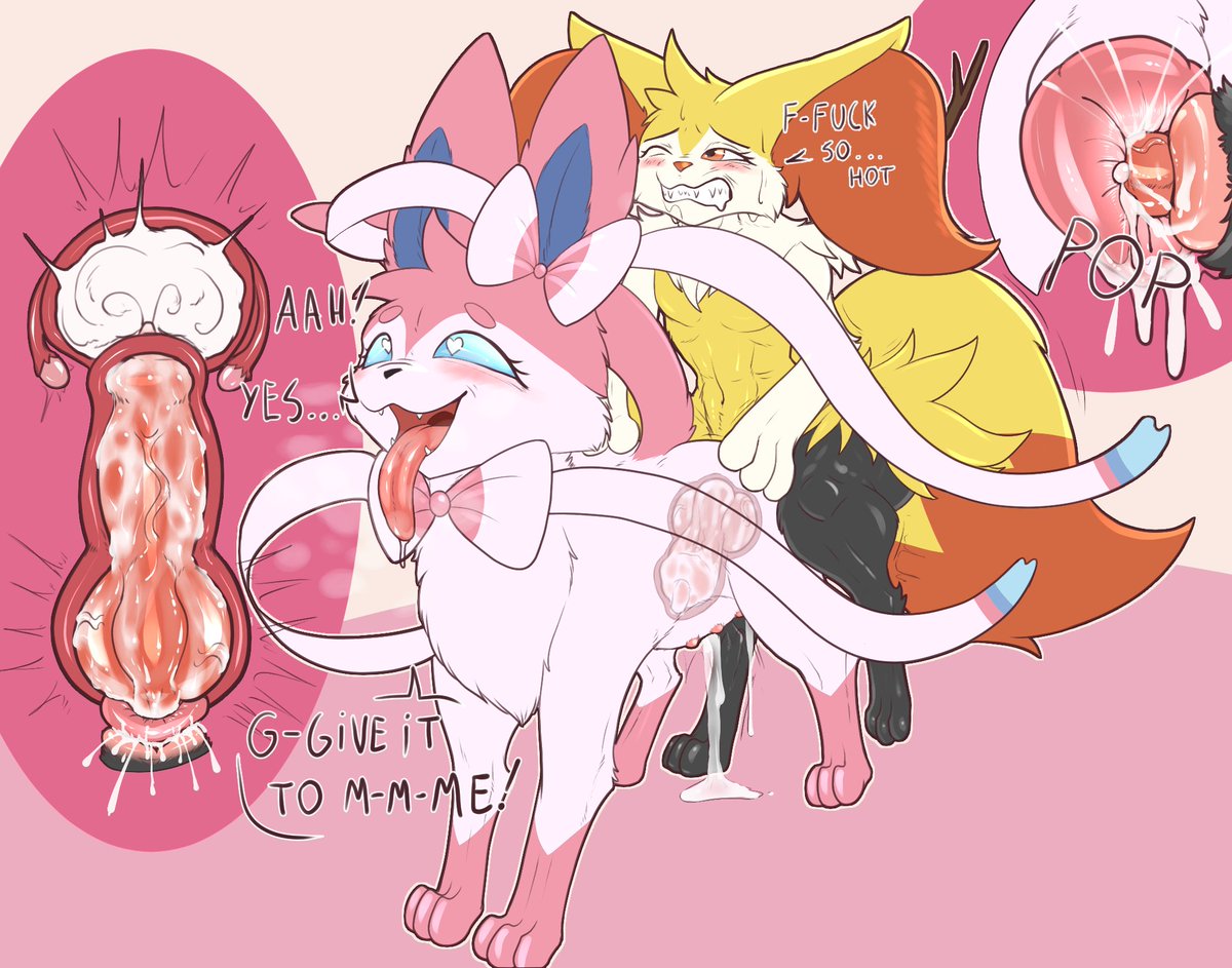 Dogomatt's tweet photo. Mischievous Sylveon and Horny Braixen 9-10 https://t.co/EfUKGaogN6