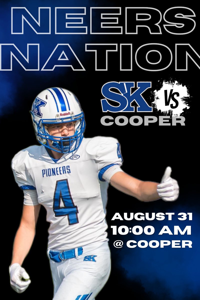 SKSidelinersFB's tweet photo. SK JV @ Cooper , Aug 31 10:00am

Tickets https://t.co/E12cKYW5QZ https://t.co/QMlBOSPqTB