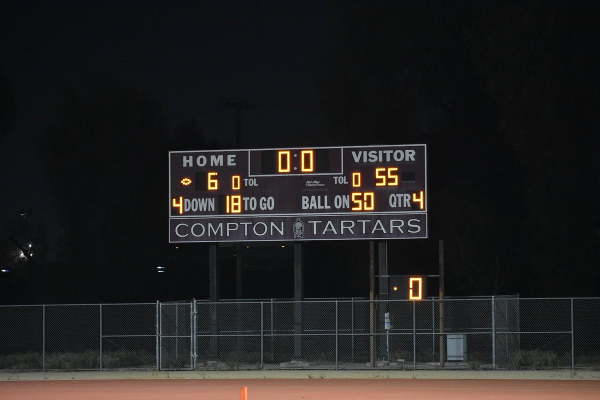 Final Score: South 55, Compton Early College 6.  Spartans will travel to San Marino next week for a Thursday night game.  Go Spartans!