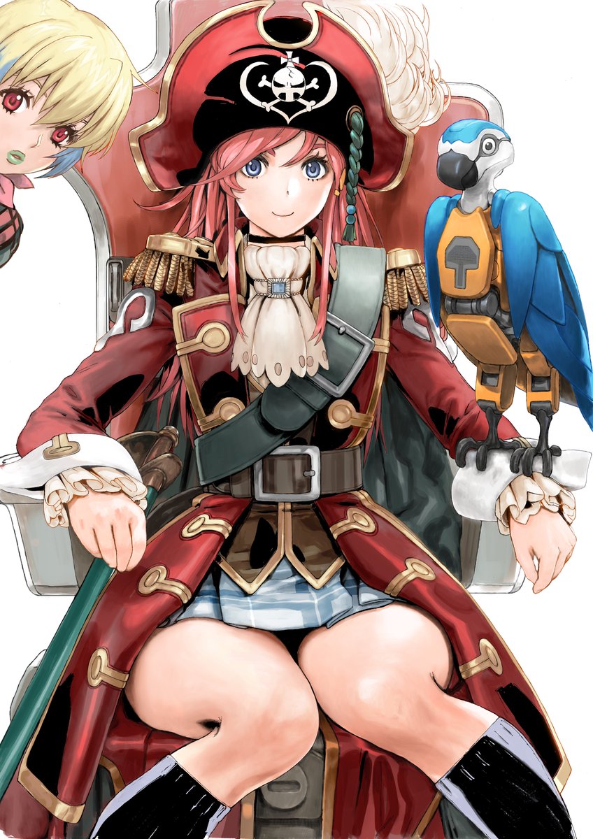 「昔描いたモーレツ宇宙海賊の加藤茉莉香さん」|あきまんPLAMAX「GODZ ORDER」神翼騎士団のイラスト