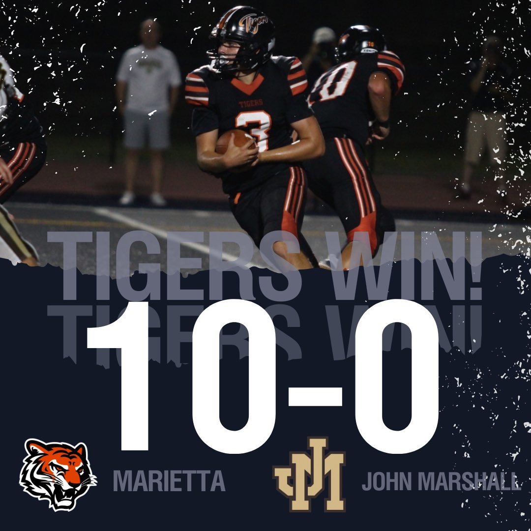 MttaFootball's tweet photo. Our Tigers pitched a physical and gritty shutout on defense and picked up their second win of the season! Shout out to our Marquettes, Wall of Sound, and our Cheerleaders on excellent performances tonight! 

Record: 2-0
Up Next: 9/6 @ Athens - 7pm https://t.co/bWim7uM1dl