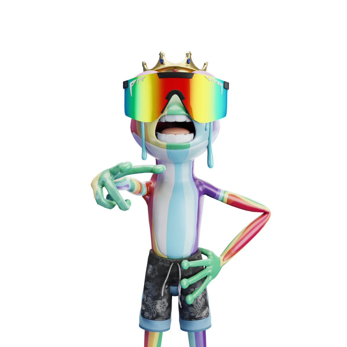 First play with my custom frog with other gear from Music and Botsy Ribbot

<a href="/GroggyDFroggy/">Groggy D. Froggy</a> 
@froganasnft 
<a href="/ScaryBeansNFT/">ScaryBeans</a>
