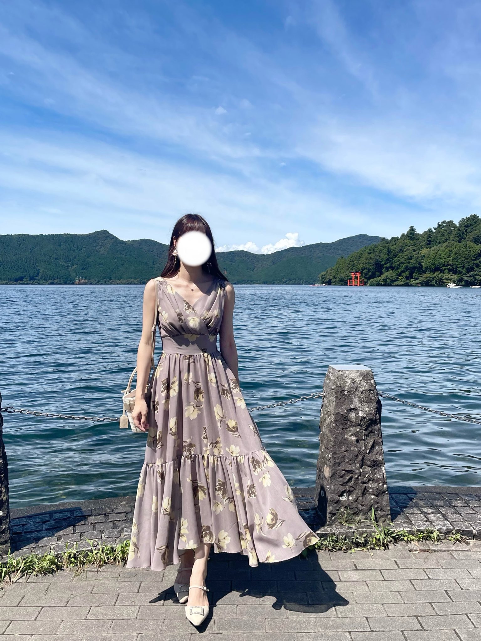 Anemone Cache-Coeur Long Dress