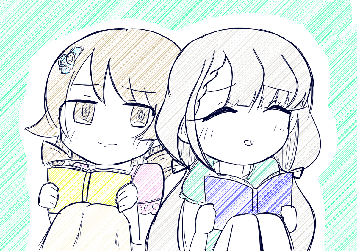 原稿は進んでません
#今月描いた絵を晒そう 