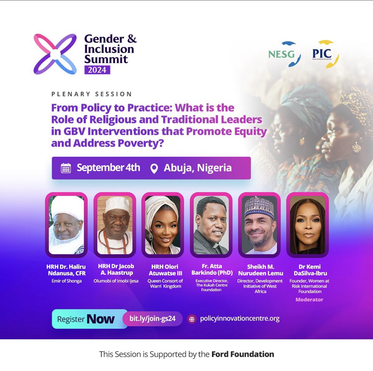 d_hebbie's tweet photo. Traditional and religious leaders are crucial in the fight against gender-based violence. Their influence can promote equity and create safer communities, driving poverty reduction and fostering lasting change!
Get more insight from this plenary session when you register &amp; attend https://t.co/IPJJAlsbu4