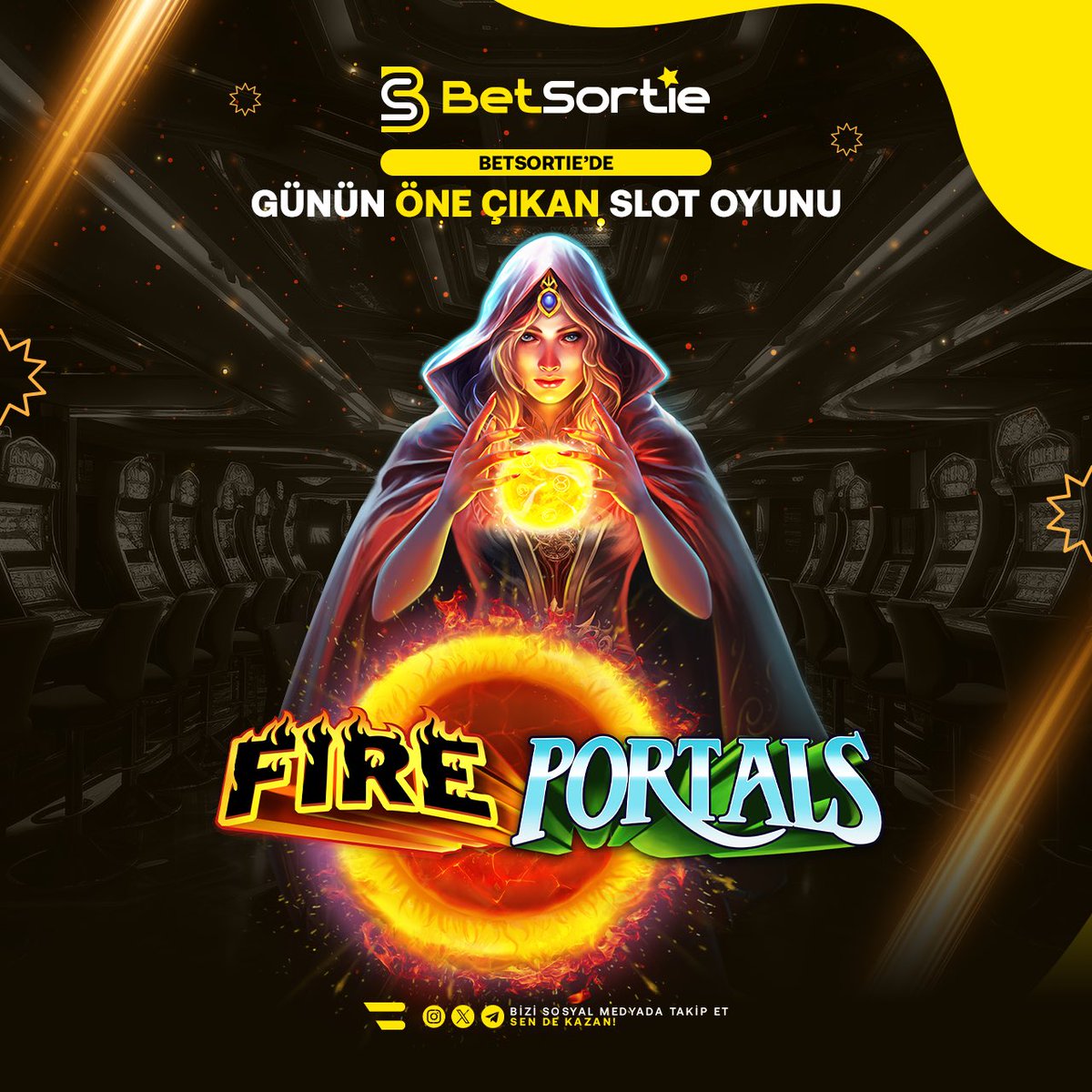 betsortie's tweet photo. 📌 Güncel Giriş Adresi ve Sosyal Medya hesapları için : https://t.co/BJpzigSVBz

🎰Betsortie’de günün öne çıkan slot oyunu!

🍭 Fire Portals

👑%10 Çevrimsiz Casino Slot Bonusu İle Sende Kazan!

.
.
.
.
.
.
#betsortie #bet #freespin #fs #slot #casino #Trabzonspor https://t.co/CFoHYu278f