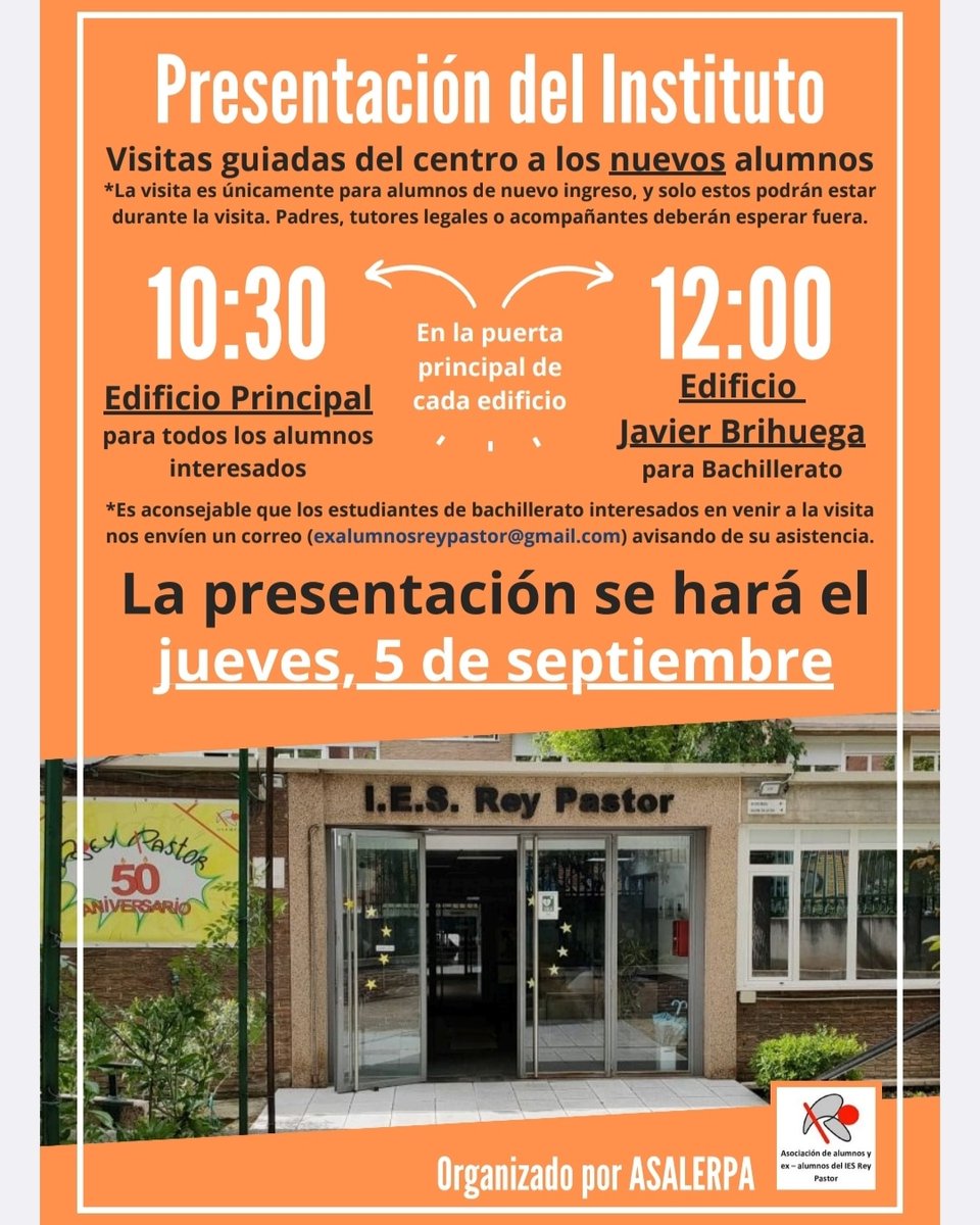 Asociación de alumnos y ex-alumnos del "Reypa" tweet media