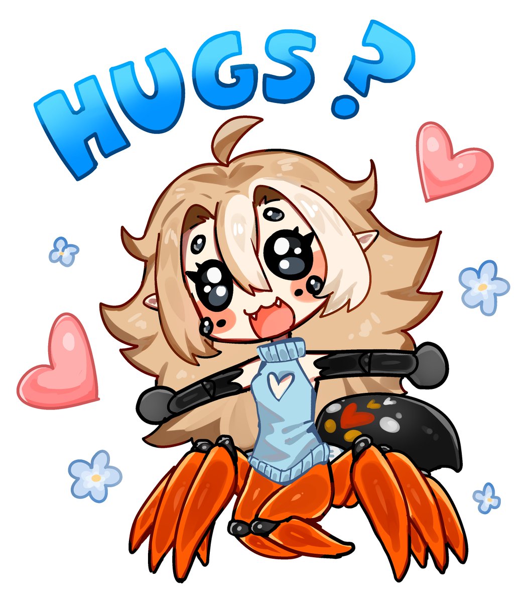 I will help you get over your arachnophobia okay? 🥺🥺🥺🧡🕷️