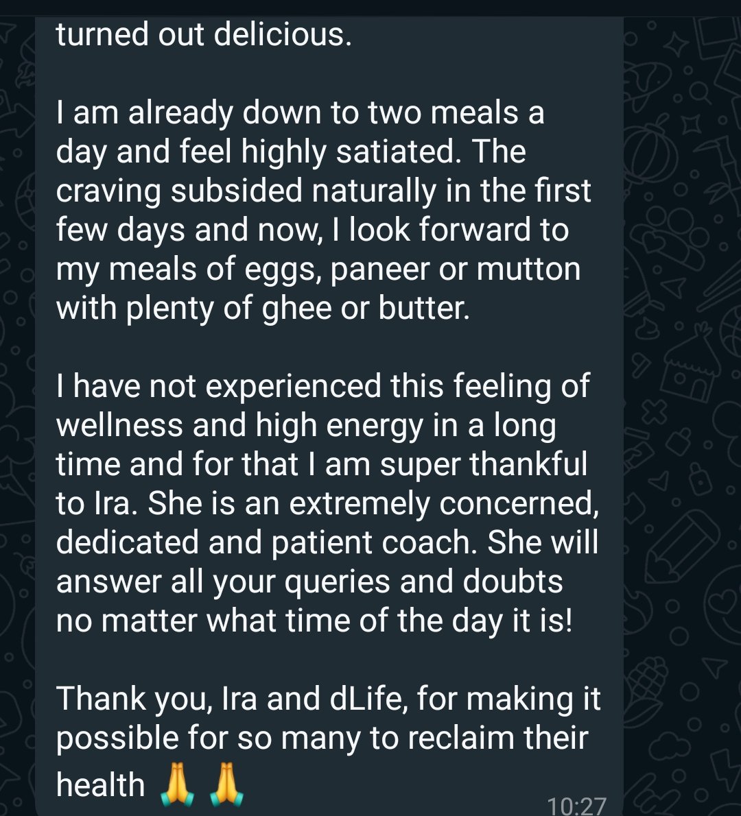 TheIraSahay's tweet image. #ClientProgress after 1 month.

🔵Has come off all HTN pills 
🔵150/100 when she came to me (Dad is a doctor and amazed at how she came off HTN pills in just 1 month. Said he never knew LCHF could achieve this. Bonus- even dad is now trying to uptake his protein intake and be on…