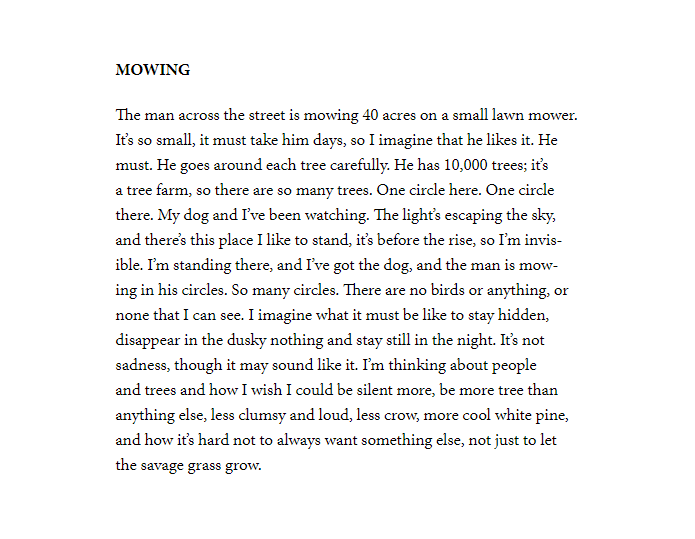 JoseHernandezDz's tweet photo. Here's a prose poem by the first Latina U. S. Poet Laureate, Ada Limón, which I usually share in my prose poetry workshops. https://t.co/Zb8720DVSl