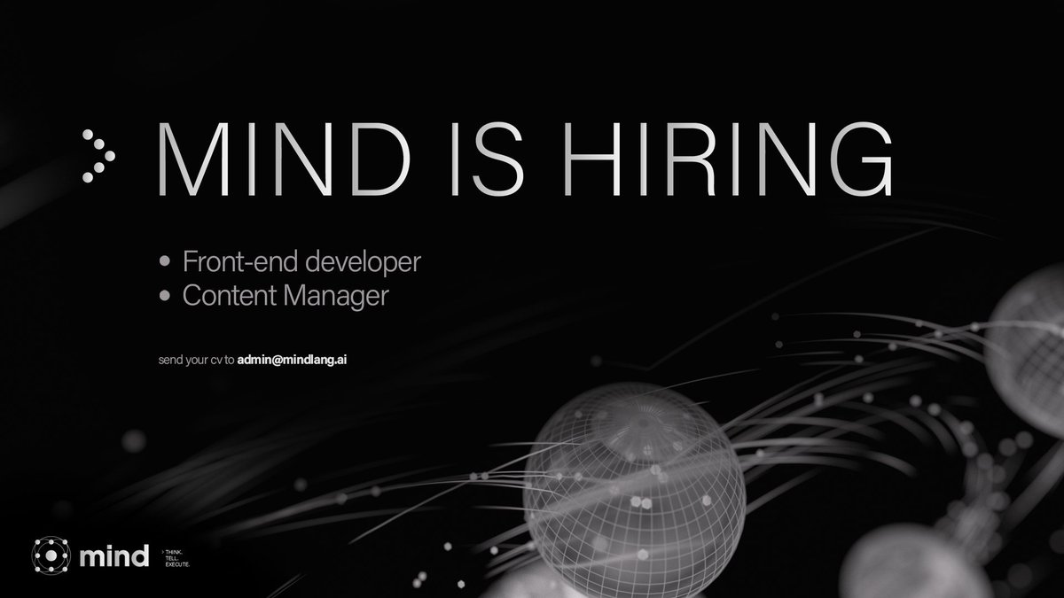 MindAICoin's tweet photo. Our team is expanding. https://t.co/4kuRDKxliy