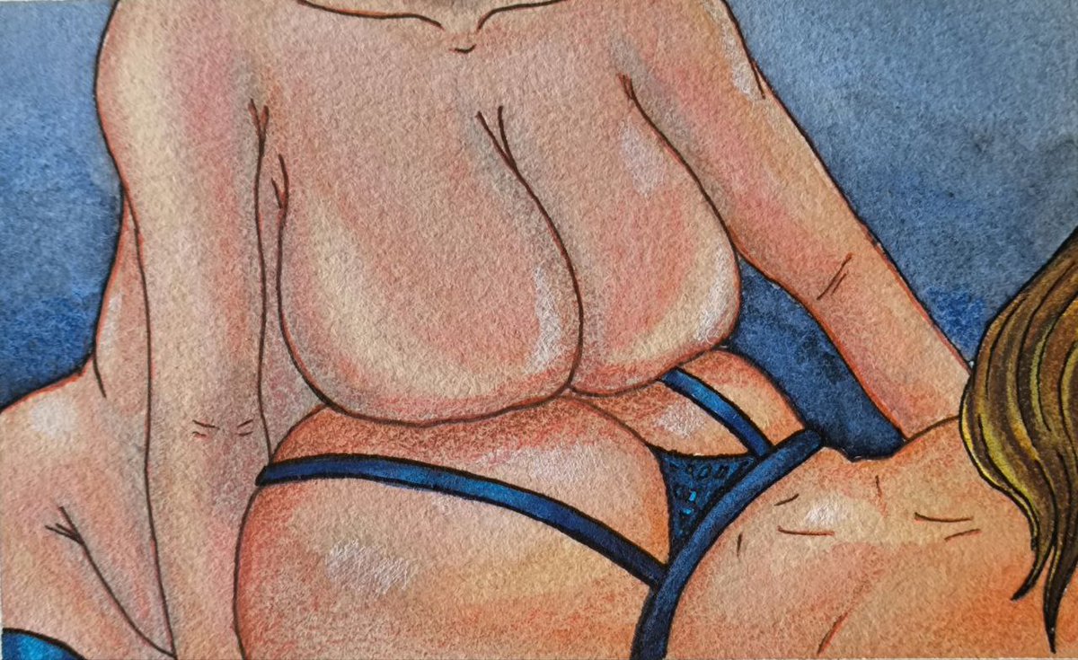 PinkPufferfish4's tweet photo. God bless women's
#Watercolour #lingerie #womanbody #traditionalart #art https://t.co/VKw2UkpDSZ