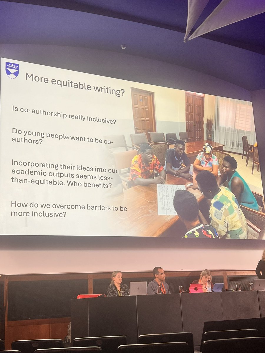 maxine_mpofu's tweet image. Ended the @RGS_IBG conference challenged &amp;amp; inspired by @LvanBlerk @ChildrensGeogs lecture: how do we #acknowledge #youngPeople &amp;amp; do #equitable #ParticipatoryAnalysis &amp;amp; #writing? do they want to be co-authors? Is #academicWriting the way? @mills_sarah @AaAa28423818 #TatekBebe