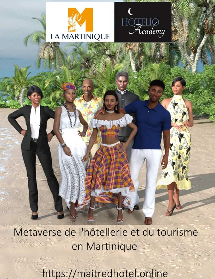 GalassoGil's tweet photo. Nouveau projet ! Après avoir créé le premier metaverse pédagogique de Polynésie française, je remercie le comité martiniquais du tourisme de m'avoir confié la construction du premier metaverse de l'hôtellerie et du tourisme de la Martinique !
#Metaverse #eduinov https://t.co/6b6qUcxAzb