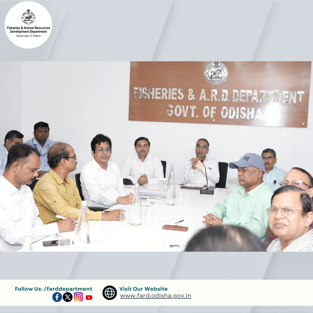 farddepartment's tweet photo. Preparatory #meeting for the #Eastern_Region Review Meeting & #Monsoon_Meet 2024, chaired by Principal Secretary, F&ARD, was held on 30.8.2024 at Conference hall of OLRDS, Bhubaneswar, in presence of Director AH&VS, MD OMFED, and (1/2) https://t.co/xQAYg9to7l