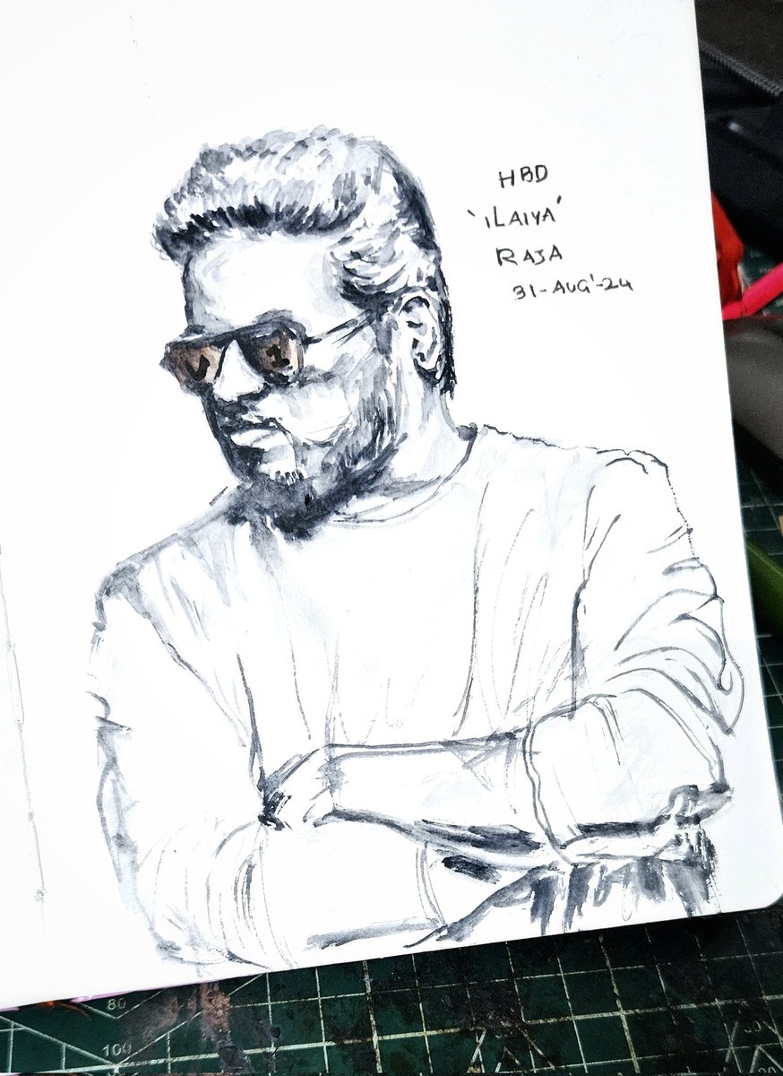 tparaval's tweet photo. #HBDBelovedYUVAN #HBDYuvanShankarRaja
@thisisysr
#sailorsketches
#paranisketches
#HappyBirthdayYuvan
#watercolours https://t.co/y9iFYt1Suw