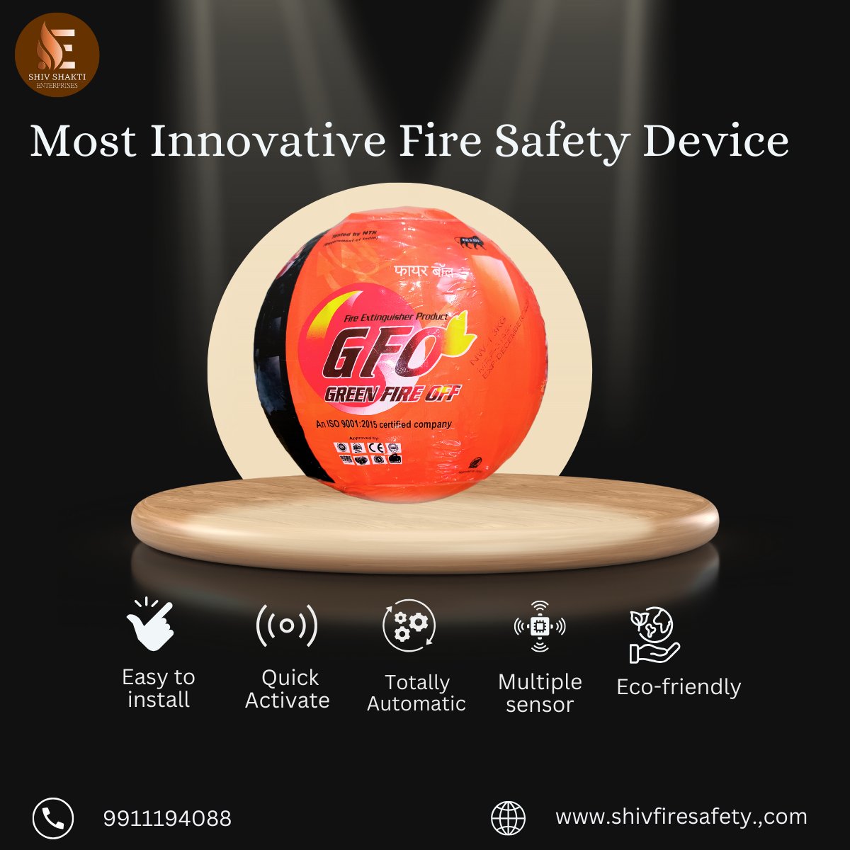 ShivshaktiE29's tweet image. Meet the future of fire safety! Our automatic fireball detects and extinguishes fires instantly. Stay protected, stay ahead. 🔥

 #FireSafety #AutomaticFireball #Innovation #SmartSafety #FireProtection #TechForGood #SafetyFirst #AdvancedTech #FirePrevention #InnovativeSolutions