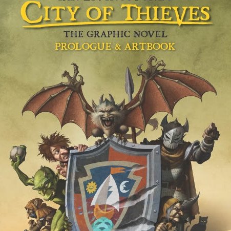 ChameleonComix's tweet photo. Will the City of Thieves - The Graphic Novel be available to purchase at Fighting Fantasy Fest 5?
Well, come to London next weekend and find out! ;)

@ian_livingstone @fightingfantasy #fff5 #fightingfantasyfest5 #cityofthieves #graphicnovel #comics #artbook https://t.co/AHVI00ZAI9
